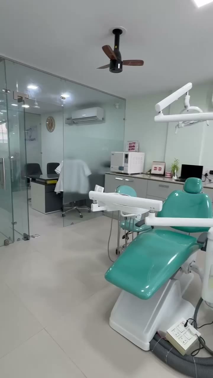 Modern dental chair in the treatment room