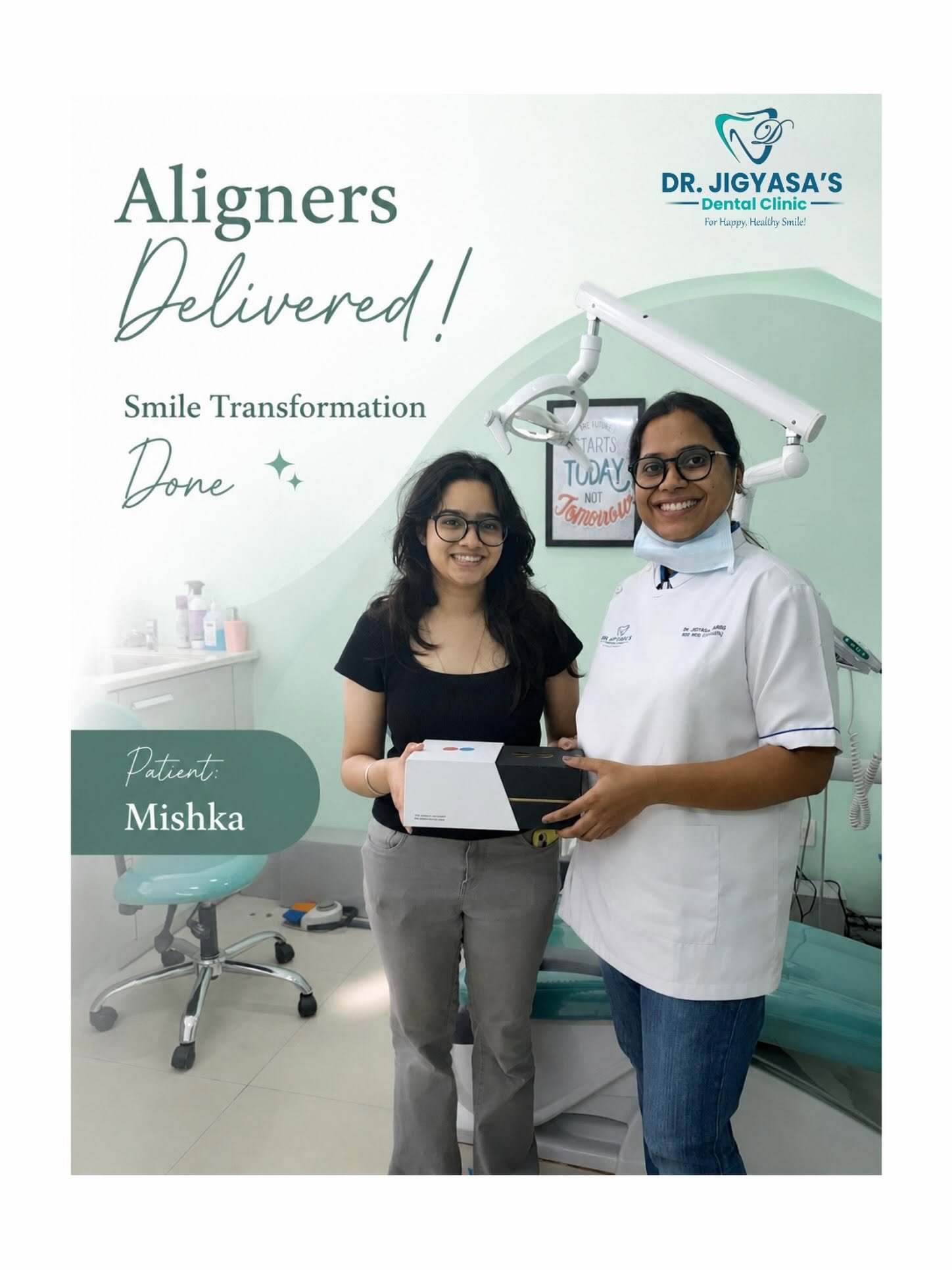 Clear aligners delivered